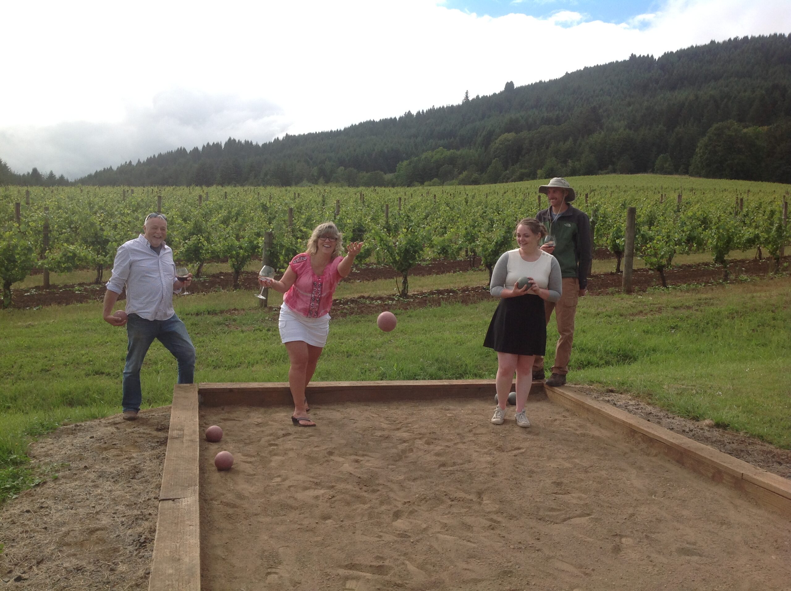 Bocce players